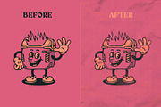 Material Texture Brushes Procreate, a Brush Add-On by Mixergraph (Thumbnail 9 of 10)