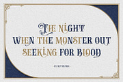 Melon Honey Typeface, a Blackletter Font by alit design (Thumbnail 10 of 15)