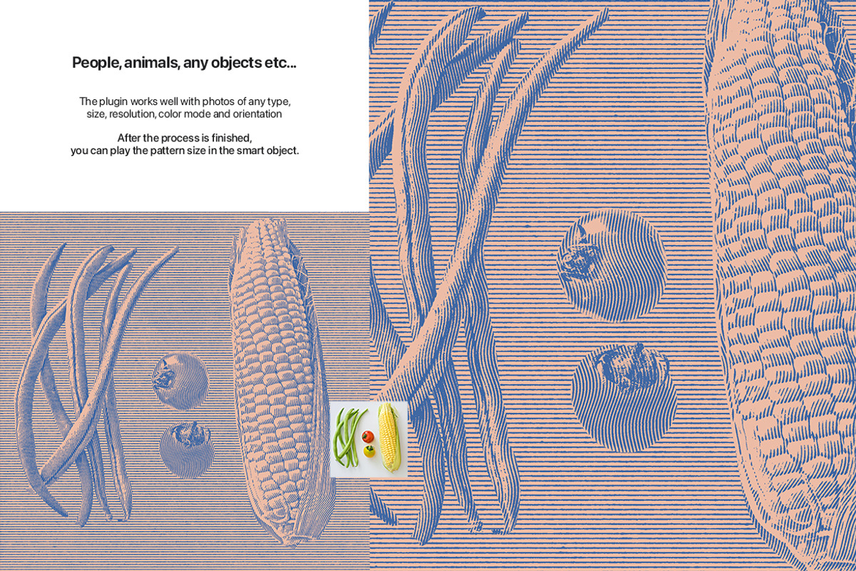 Engrave Halftone Pro Ps Action, an Action Add-On by ridvanpars (Photo 6 of 12)