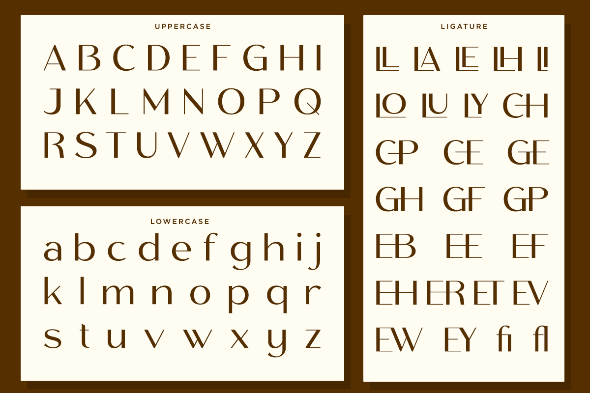 Miluno - Elegant Sans Serif, a Font by RagamKata (Photo 9 of 10)
