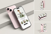 iPhone 15 Mockup, an iPhone Mockup by graphicsecond (Thumbnail 1 of 5)