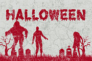 Dripping Zombie Halloween Font, a Font by vladocar (Thumbnail 2 of 8)
