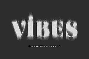 Dissolving Grain Text Effect, a Layer Style Add-On by studiogstock