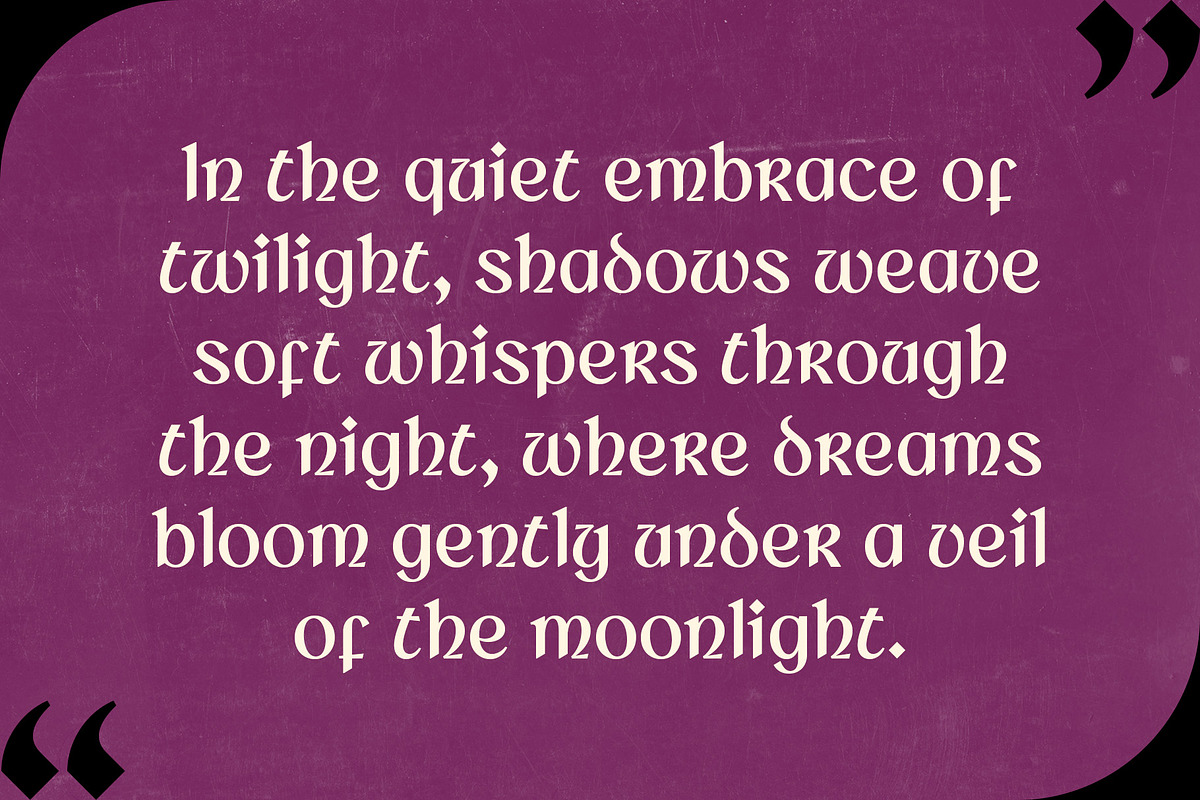 CS Kurse – Uncial Font, a Sans Serif Font by Craft Supply Co. (Photo 4 of 8)