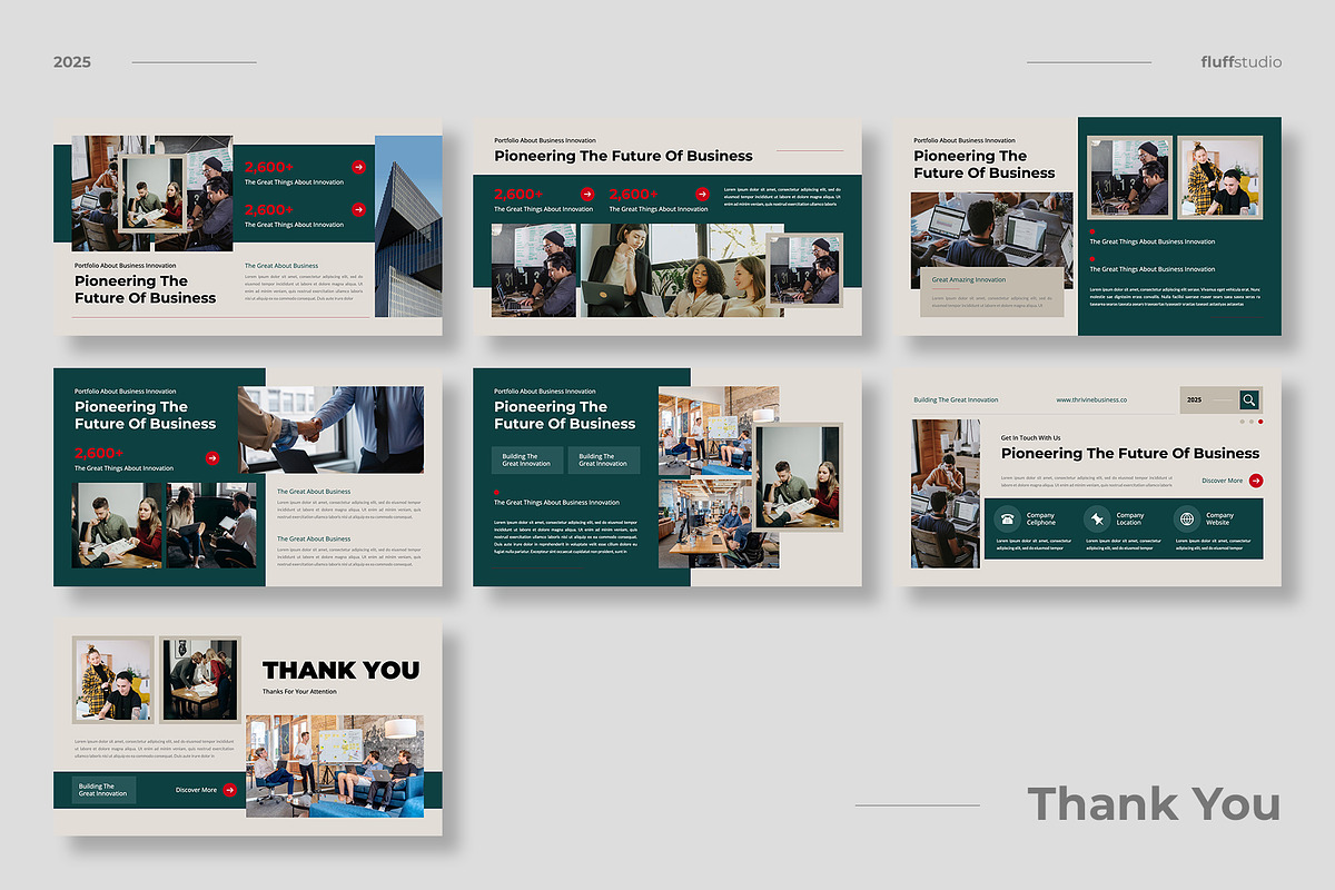 Business Innovation Keynote Template, a Presentation Template by fluffstudio (Photo 4 of 4)