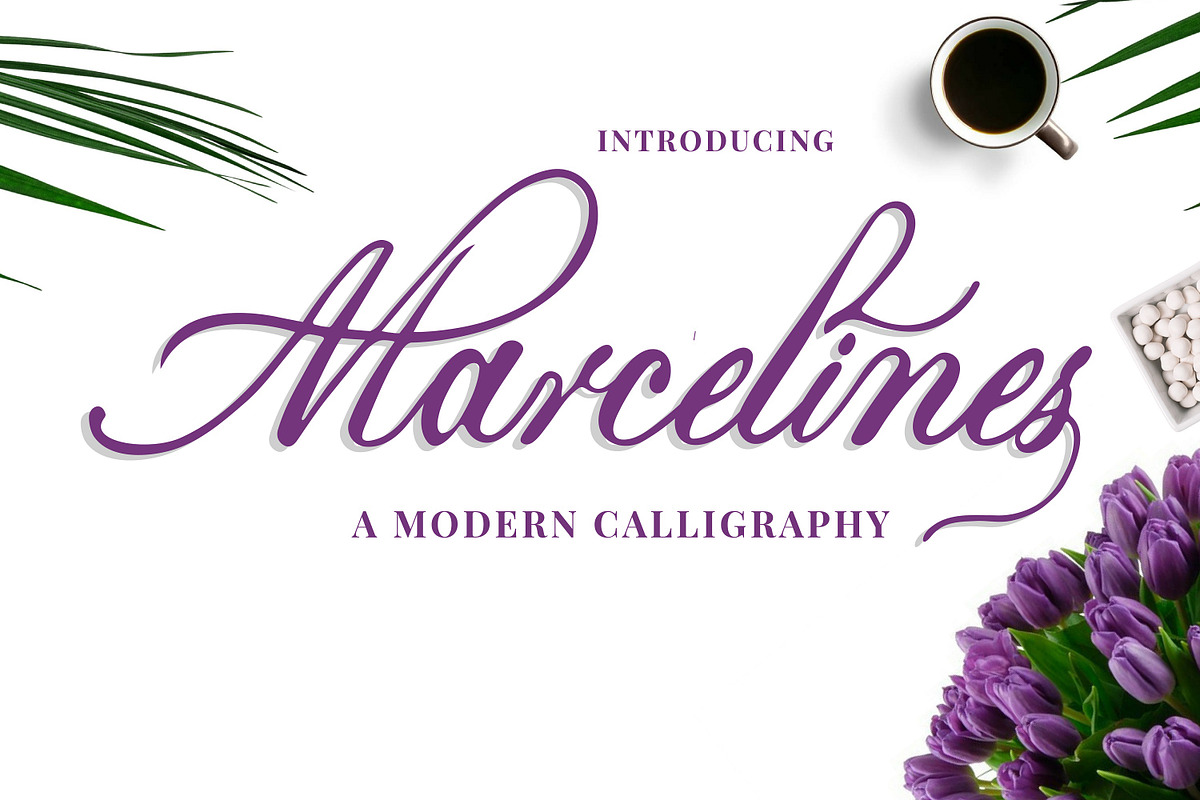 Marcellines a Calligraphy font, a Script Font by Javatype Studio (Photo 1 of 10)