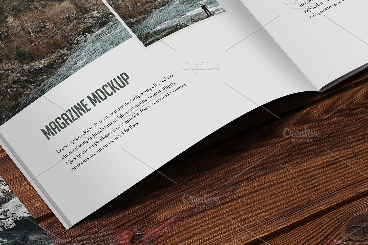 Softcover Magazine Mockup, a Print Template by ArtefShop (Photo 6 of 8)