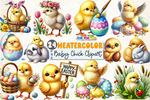 Baby Chick Easter Day Sublimation, a Seasonal Illustration by Rose Art