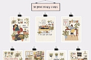 Illustrated Dreamy Home, a Decorative Illustration by Anna Ivanir (Thumbnail 3 of 10)