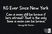 KG Ever Since New York, a Font by Kimberly Geswein Fonts (Thumbnail 1 of 3)