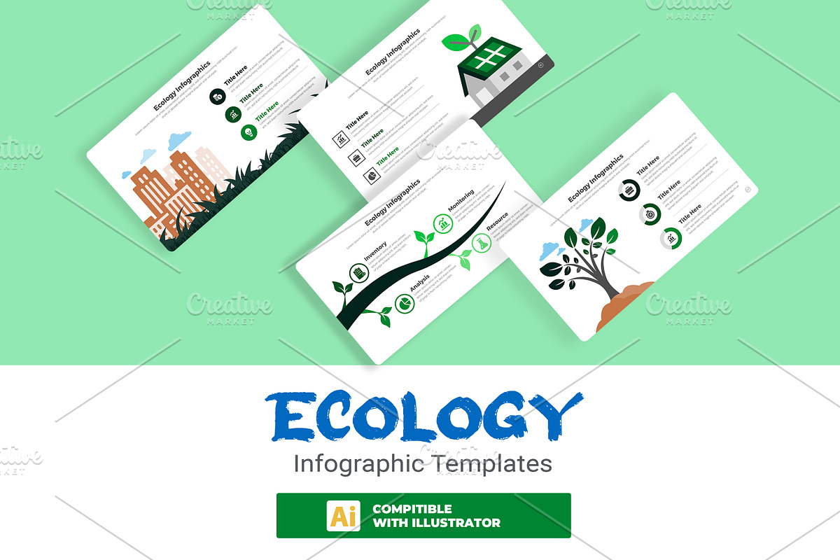 Ecology Infographic Templates EPS, a Presentation Template by Mighty-Slide (Photo 1 of 7)