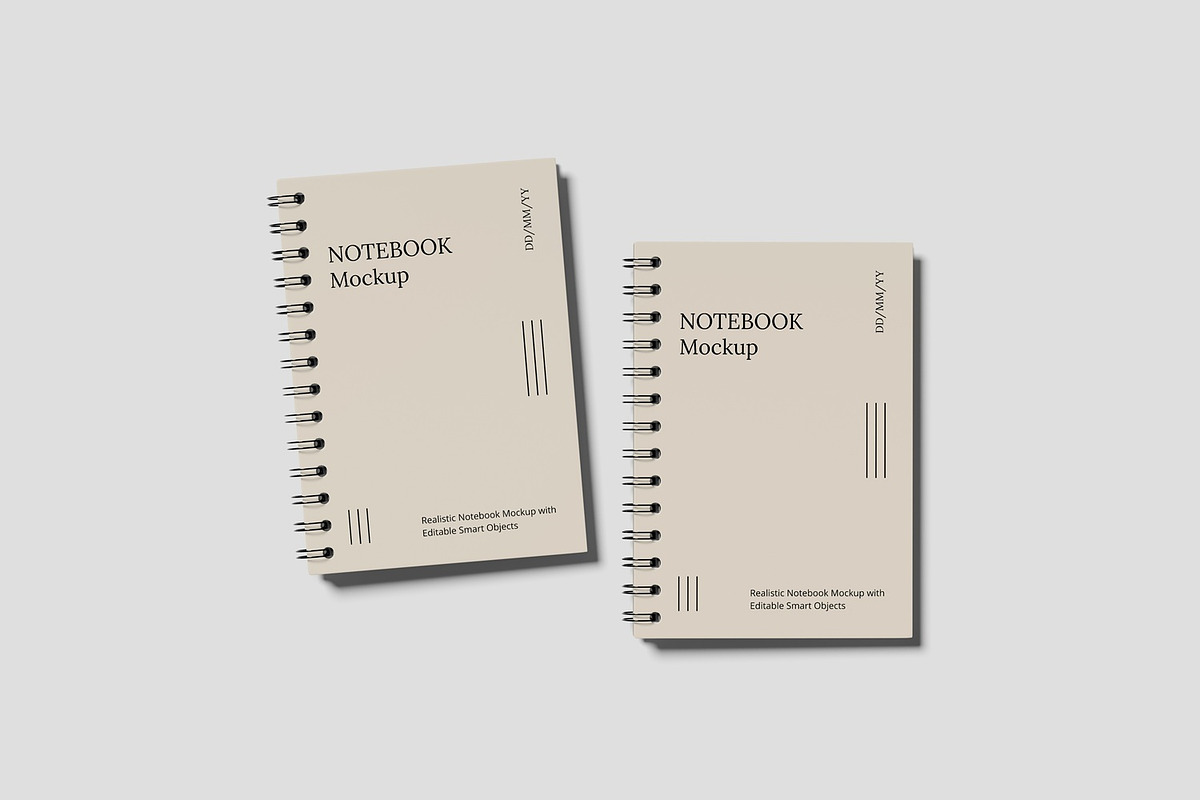 Notebook Mockup, a Books & Magazine Mockup by seramoe (Photo 3 of 6)