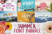 Summer Font Bundle, a Font by Layerform Design Co. (Thumbnail 1 of 8)