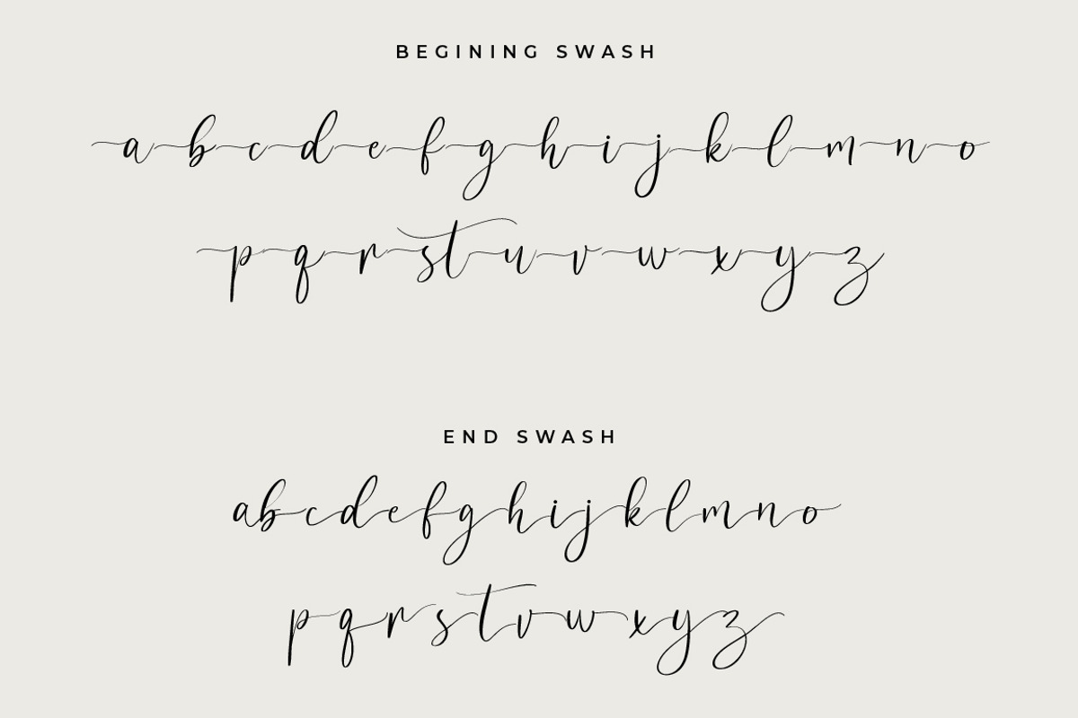 Suttimmos Script, a Script Font by Vultype Co. (Photo 9 of 10)