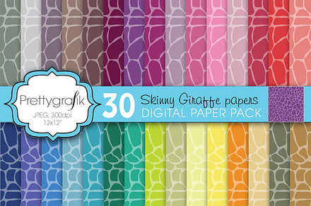 animal print digital paper preview 3