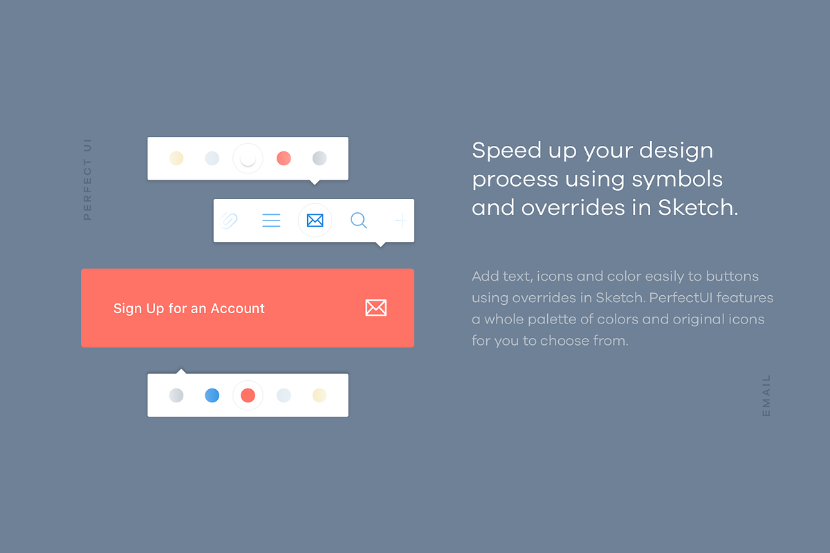 Email & Calendar UI/UX Kit (Sketch), an UI Kit Template by Petr Knoll (Photo 2 of 5)