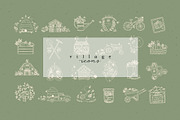 Village Graphic Icons, an Outline Icon by Anna (Thumbnail 1 of 4)