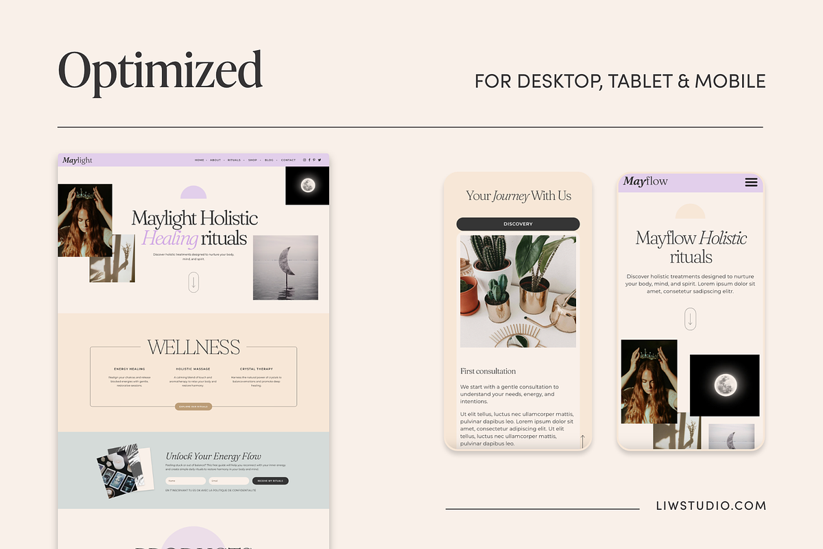 Wellness Coach Elementor Template - Mayflow preview 7