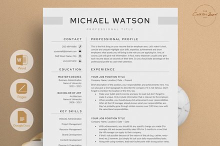Resume/CV - The Watson