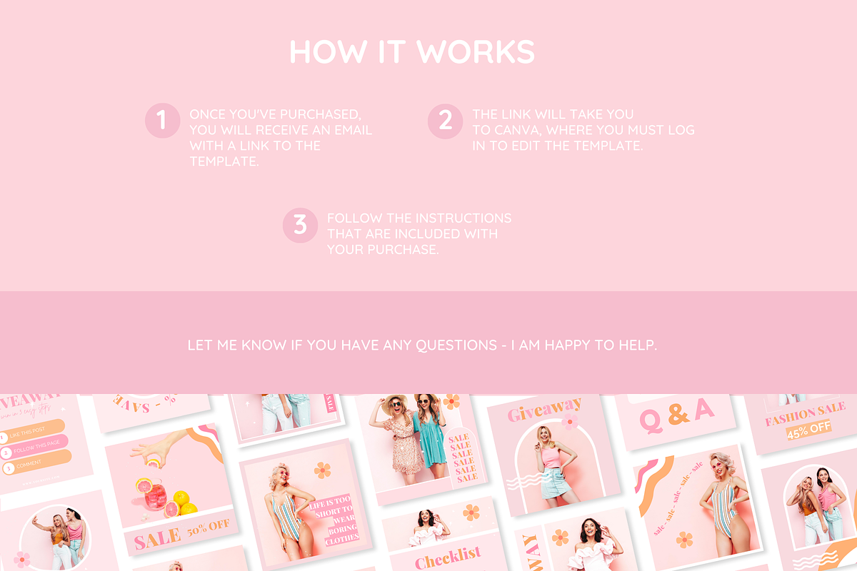 Pastel Link in Bio Template, a Landing Page Template by SunshineStudioBoutique (Photo 9 of 9)
