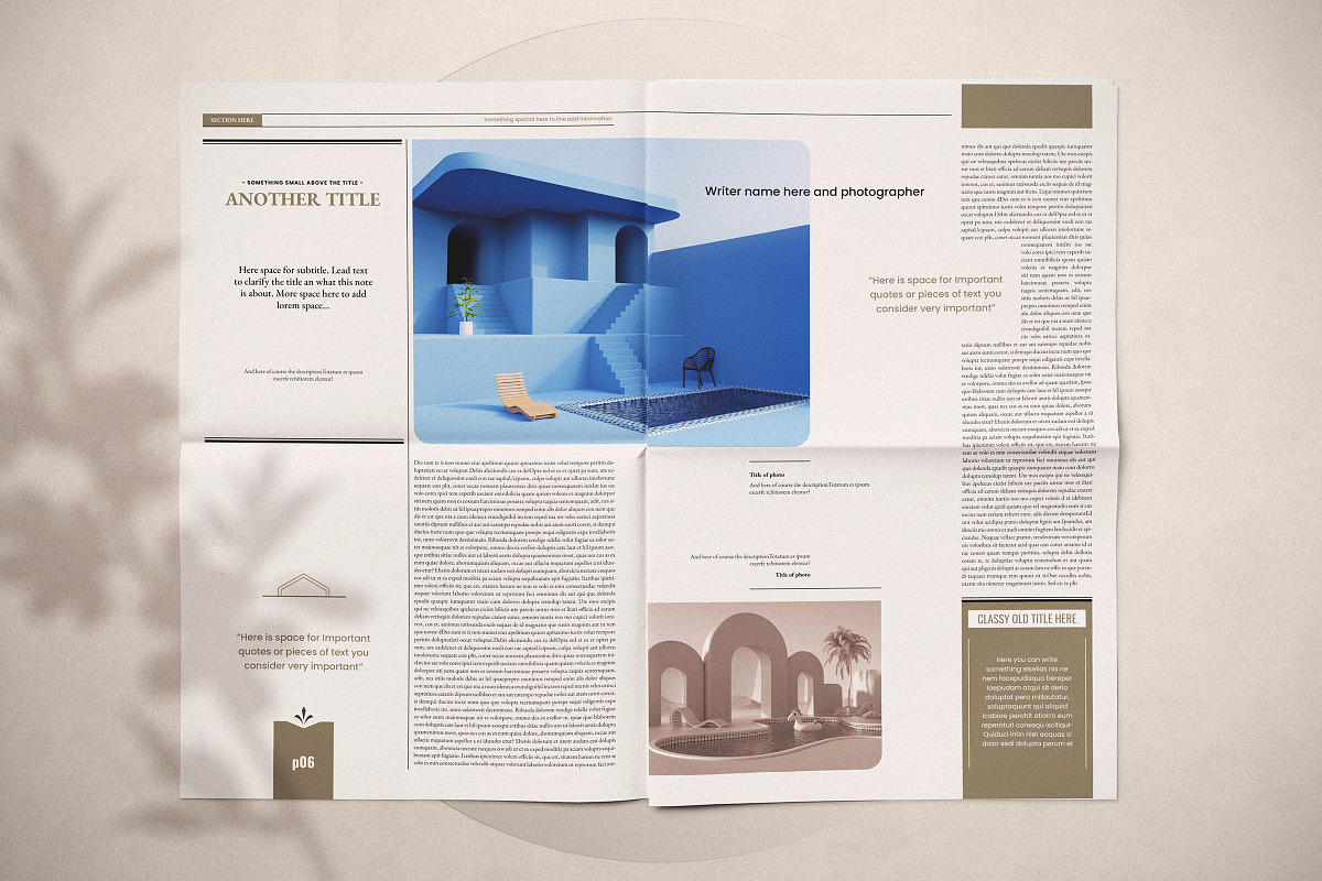 The NeoSpaper Indesign Template, a Print Template by Luuqas Design (Photo 4 of 10)