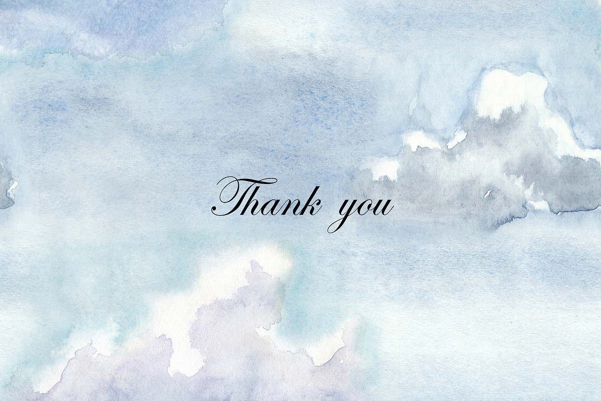 Watercolor Sky and Clouds. Patterns, a Decorative Illustration by Slastick (Photo 8 of 8)