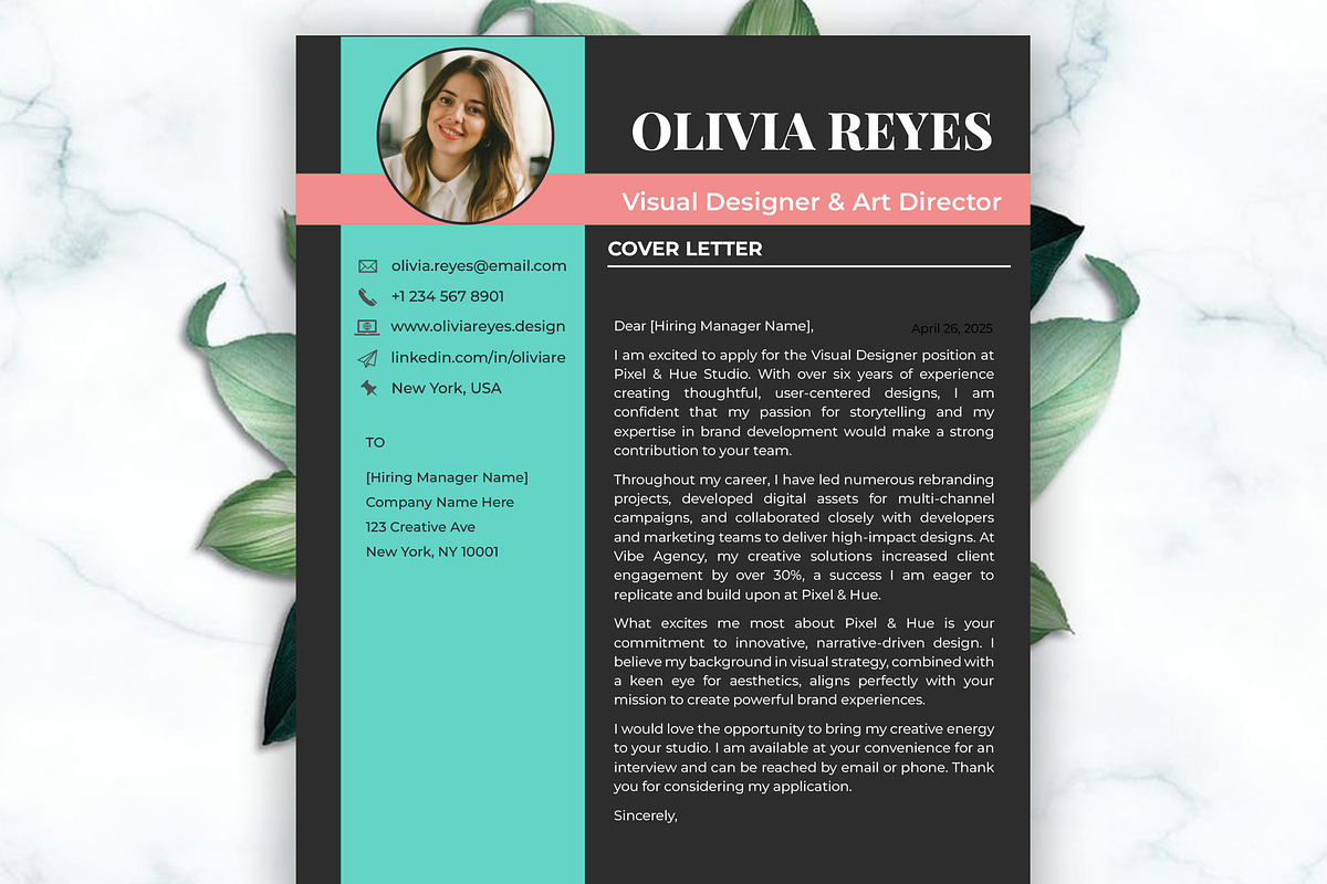 Minimalist Resume & Cover Letter, a Resume Template by PrimeLayouts (Photo 4 of 4)
