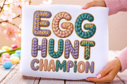 Knitted Easter Quotes PNG Bundle, an Illustration by RobertsArt (Thumbnail 8 of 9)