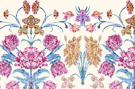 Modern Vintage floral pattern