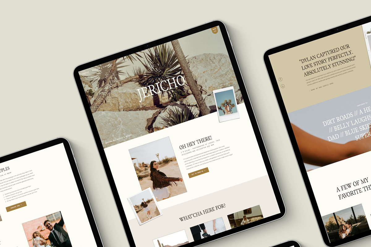 Jericho | Showit Website Template, a Websites & App Template by Vanilla + Oak (Photo 2 of 3)