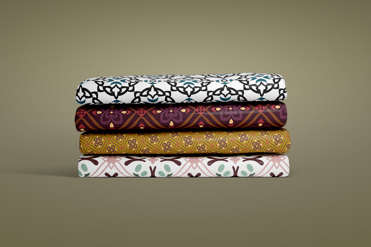 Vector Seamless Tile Patterns, a Background Graphic by Kotulska (Photo 5 of 8)