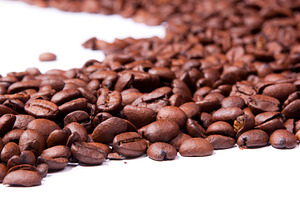 Coffee Beans Isolated, a Food & Drink Photo by THP Creative