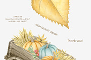 Watercolor rustic autumn clipart, a Decorative Illustration by AquarelleSpace (Thumbnail 4 of 4)
