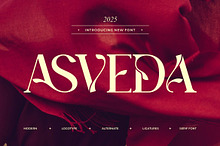 Asveda || Classy Modern Serif Font