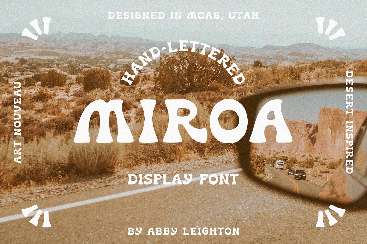MIROA by Abby Leighton, a Font by Abby Leighton Studio (Photo 1 of 5)