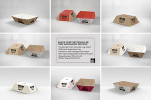 Paper Tray 100x62x42mm Mockup