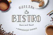Bistro Sans & Serif + Vectors, a Sans Serif Font by Flycatcher Design (Thumbnail 1 of 5)