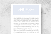 Sky Resume Template + Cover Letter, a Resume Template by Made By Hamilton (Thumbnail 2 of 4)