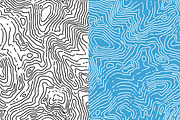 Topographic map seamless pattern, a Pattern Graphic by pashabo (Thumbnail 3 of 3)