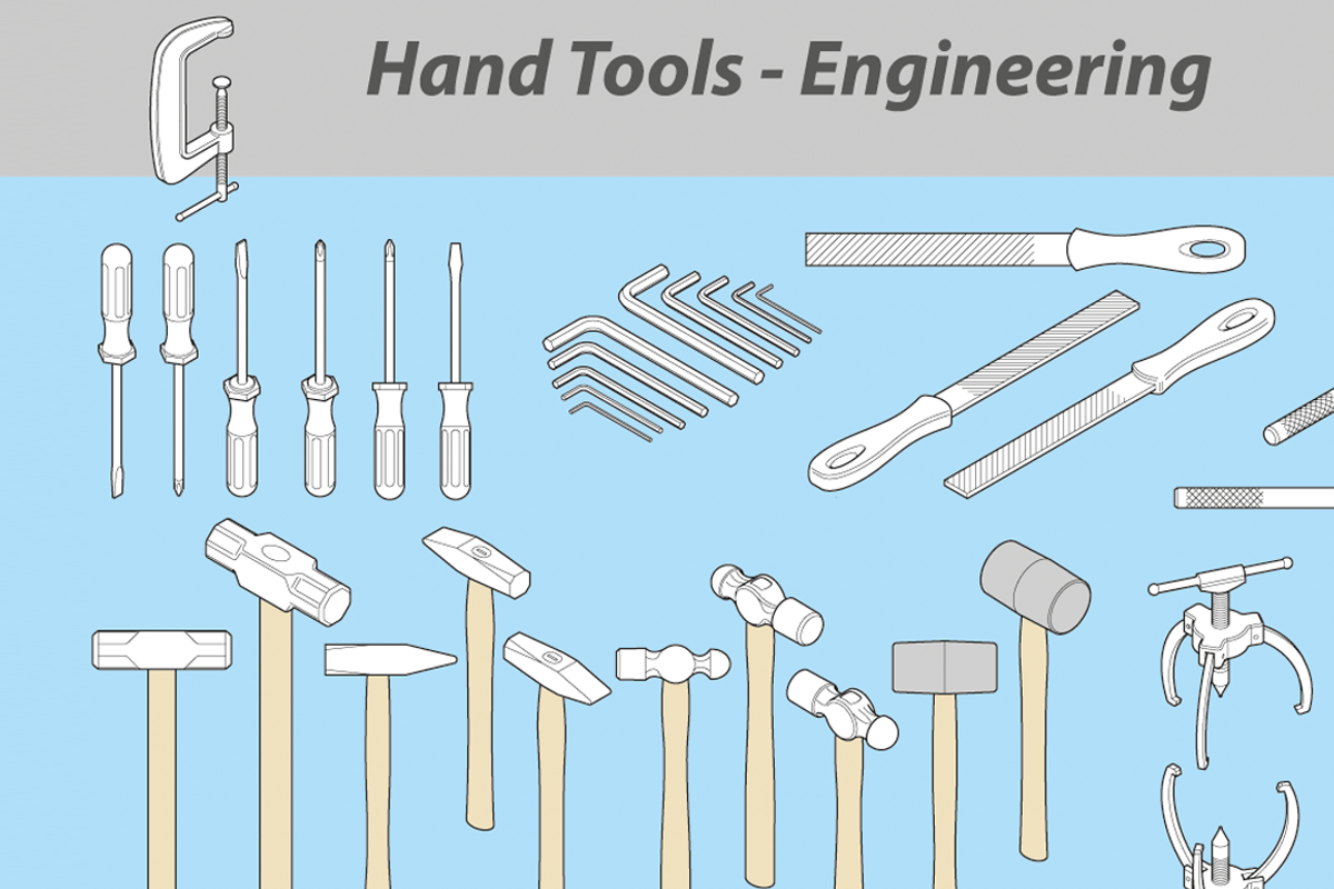 HandTools - Engineering, an Illustration by Industrial Artworks (Photo 2 of 5)