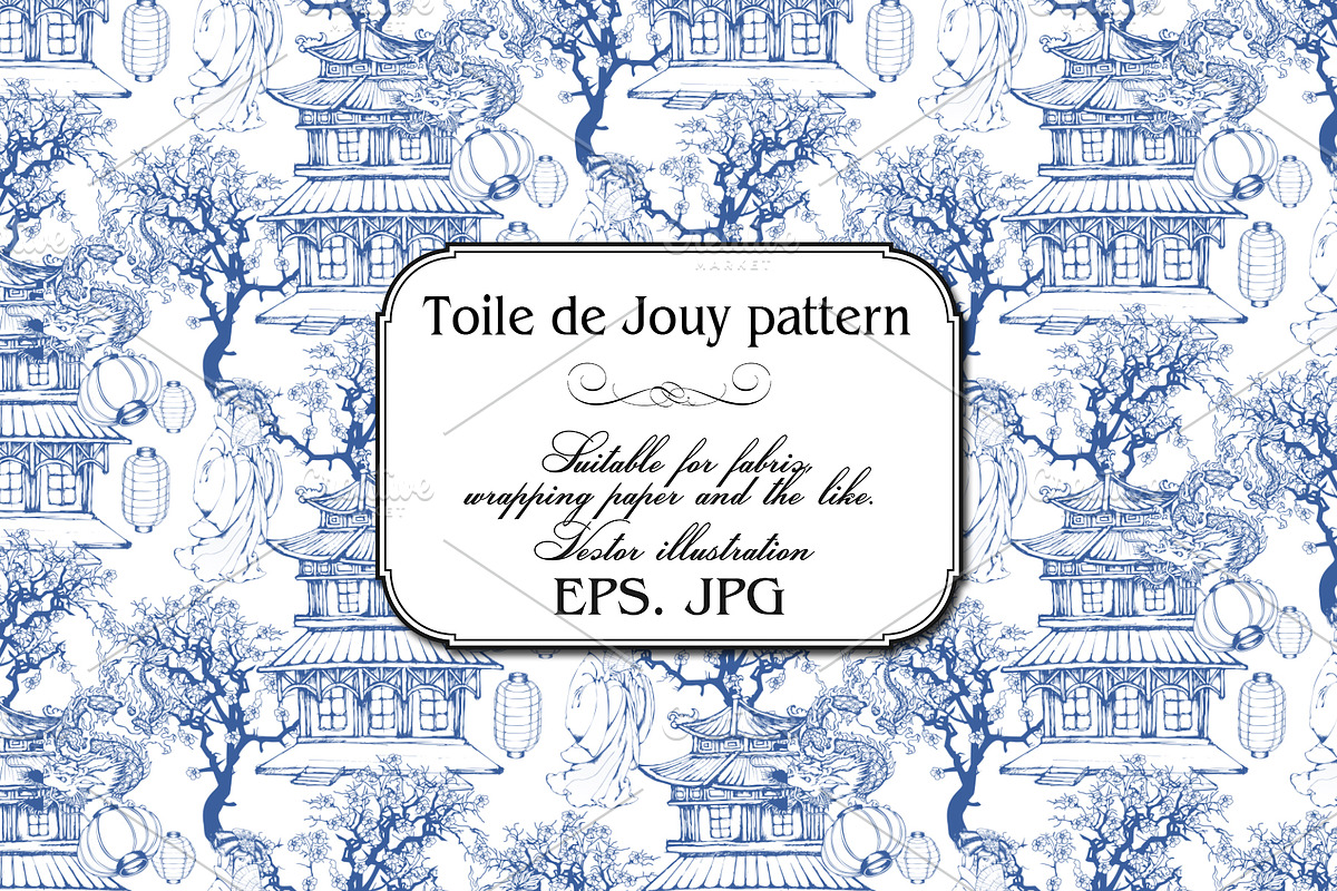 Style Toile de Jouy, a Pattern Graphic by Designs by Helen Trupak (Photo 1 of 5)