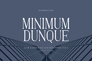 Minimum Dunque Font, a Serif Font by albert_kalingga (Thumbnail 1 of 5)