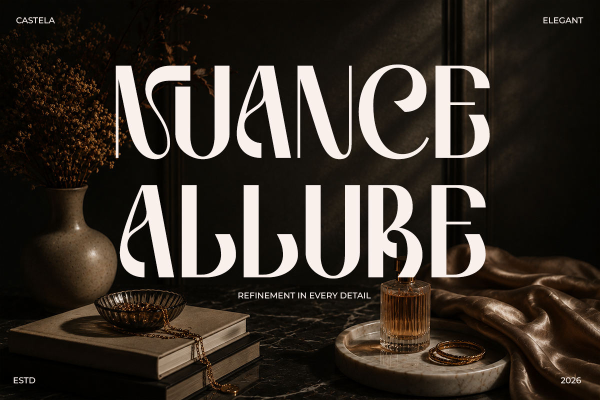 Castela - Elegant Luxury Sans Font, a Sans Serif Font by Font Liner (Photo 8 of 10)