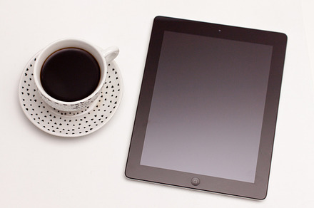 Ipad and coffee containing ipad, coffee, and work preview 6