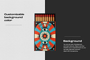 Match Box Mockup Set, a Packaging Mockup by ForgeDesign (Thumbnail 3 of 10)