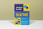 Kids Birthday Invitation, an Invitation Template by graphicook (Thumbnail 3 of 3)
