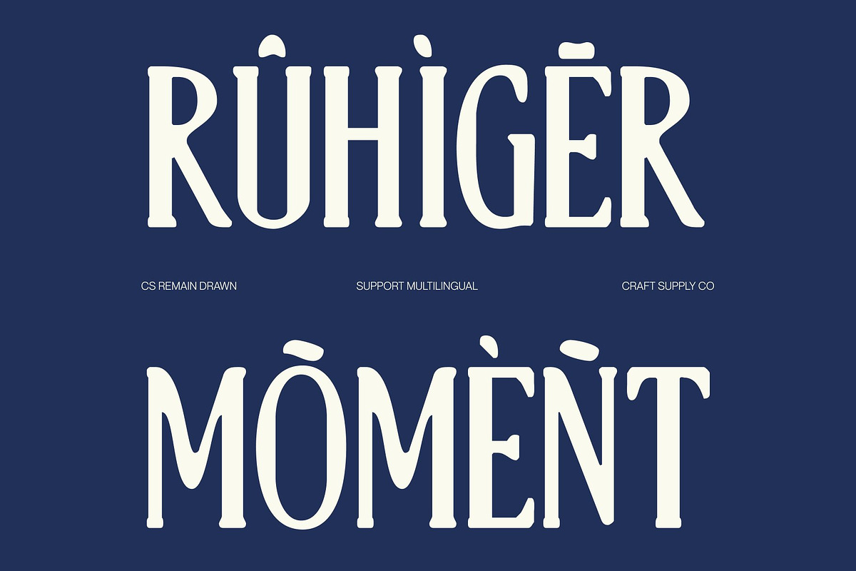 CS Remain Drawn, a Serif Font by Craft Supply Co. (Photo 4 of 8)