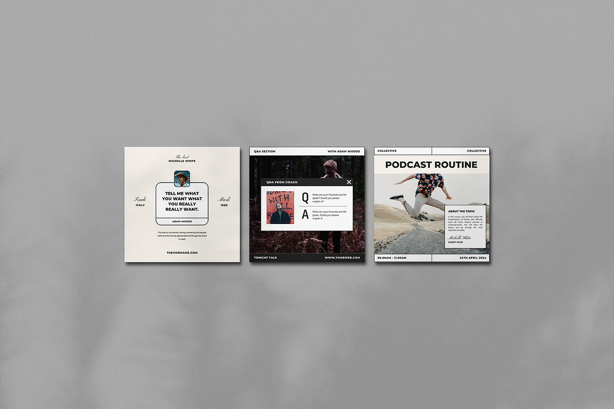 TARA TALK | Podcast kit, a Social Media Template by Analogi Studio (Photo 8 of 9)