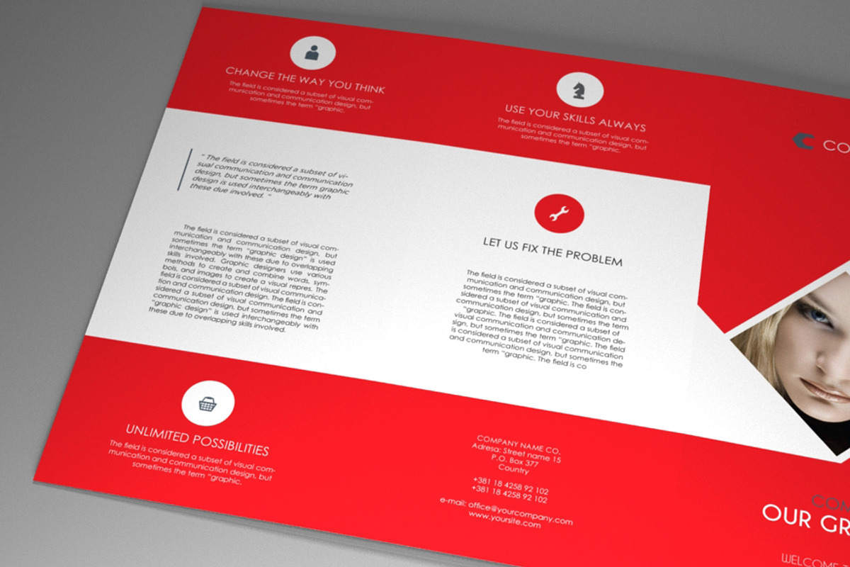 Trifold Indesign Brochure Fancy, a Brochure Template by RudanStudio (Photo 3 of 8)
