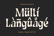 Gunday - Display Serif Font, a Serif Font by Craft Supply Co. (Thumbnail 11 of 12)